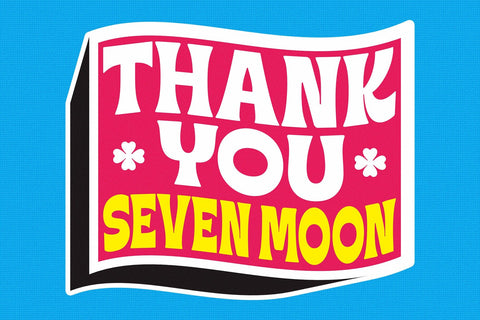 Seven Moon - Retro Display Font Font Four Lines Std. 