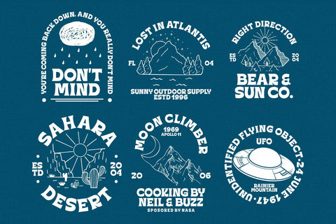 Seven Moon - Retro Display Font Font Four Lines Std. 