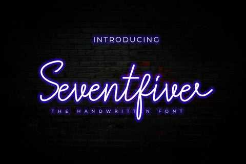 Seventfive Font LetterdayStudio 