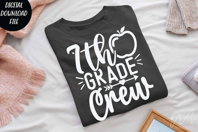 Seventh grade crew svg, Halloween t shirt svg, Seventh grade teacher svg, Seventh grade teacher svg, Seventh grade svg, Gift for teacher svg, Back to school svg SVG Isabella Machell 
