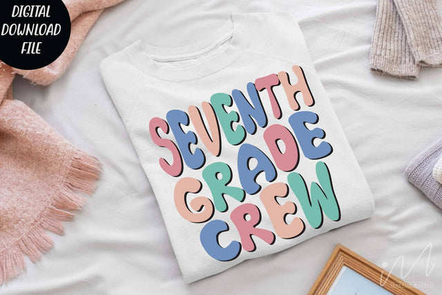 Seventh grade crew svg, Seventh grade teacher svg, Seventh grade teacher svg, Seventh grade svg, Gift for teacher svg, Back to school svg SVG Isabella Machell 