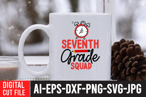 Seventh Grade Squad SVG Cut File SVG BlackCatsMedia 