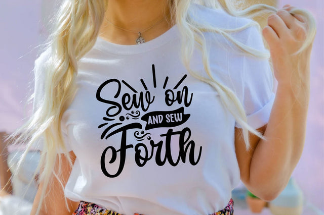 Sew on and sew forth SVG SVGista 