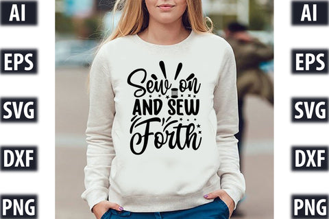 Sew on and sew forth SVG SVGista 