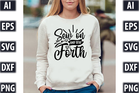 Sew on and sew forth SVG SVGista 