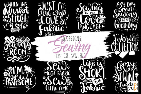 Sewing and Crafters Bundle SVG Cut File SVG dapiyupi store 