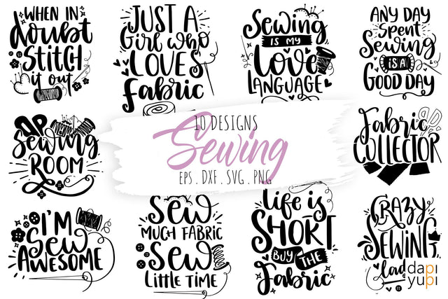 Sewing and Crafters Bundle SVG Cut File SVG dapiyupi store 