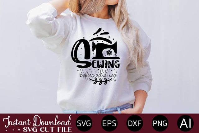 Sewing Before Adulting svg SVG designmaster24 