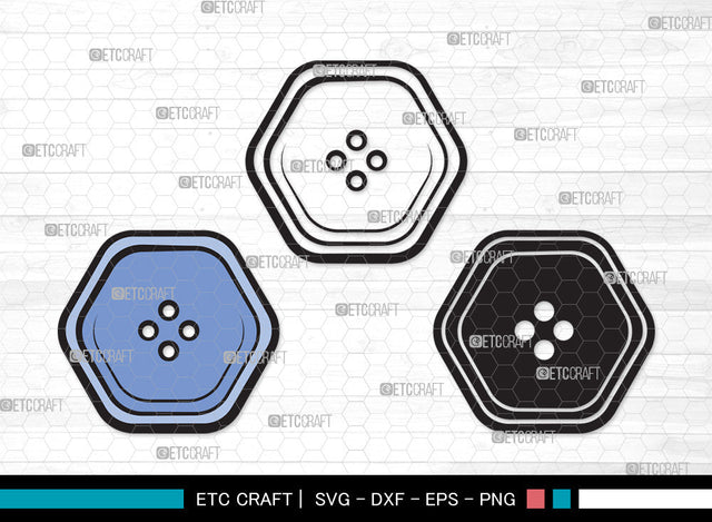 Sewing Button Clipart SVG, Button Svg, Craft Button Svg, Tailor Svg, Seamstress Svg, Sewing Svg, Sewing Button Clipart SVG ETC Craft 