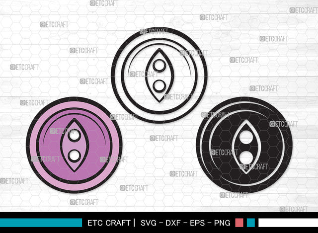 Sewing Button Clipart SVG, Button Svg, Craft Button Svg, Tailor Svg, Seamstress Svg, Sewing Svg, Sewing Button Clipart SVG ETC Craft 