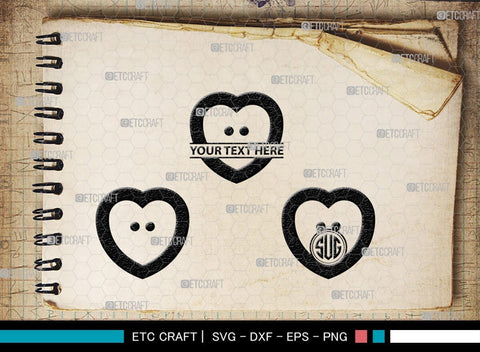 Sewing Button Monogram, Sewing Button Silhouette, Sewing Button Svg, Button Svg, Sewing Machine Svg, Tailor Svg, Sewing Button, SB00212 SVG ETC Craft 