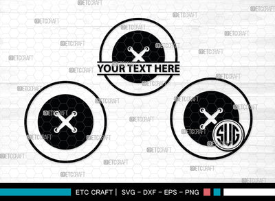 Sewing Button Monogram, Sewing Button Silhouette, Sewing Button Svg, Button Svg, Sewing Machine Svg, Tailor Svg, Sewing Button, SB00212 SVG ETC Craft 