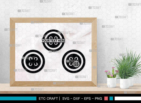 Sewing Button Monogram, Sewing Button Silhouette, Sewing Button Svg, Button Svg, Sewing Machine Svg, Tailor Svg, Sewing Button, SB00212 SVG ETC Craft 