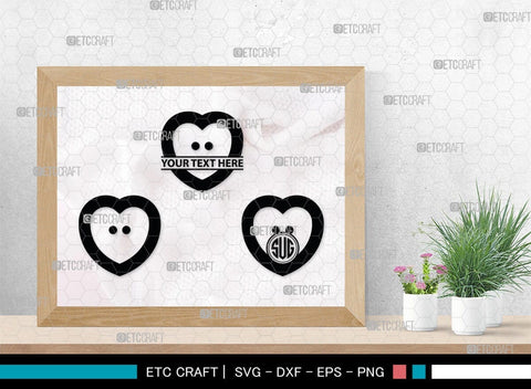 Sewing Button Monogram, Sewing Button Silhouette, Sewing Button Svg, Button Svg, Sewing Machine Svg, Tailor Svg, Sewing Button, SB00212 SVG ETC Craft 