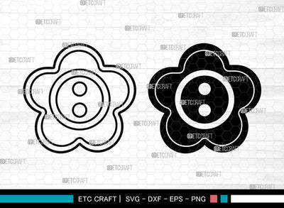 Sewing Button SVG, Button Svg, Seamstress Svg, Sewing Svg, Craft Button Svg, Sewing Button Svg SVG ETC Craft 