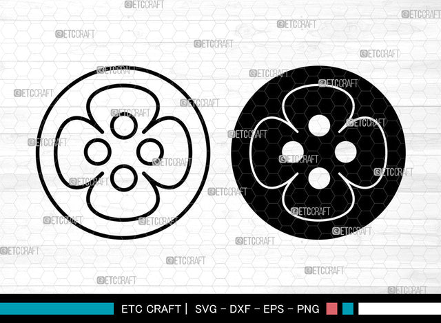 Sewing Button SVG, Button Svg, Seamstress Svg, Sewing Svg, Craft Button Svg, Sewing Button Svg SVG ETC Craft 