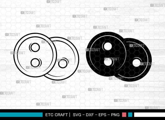 Sewing Button SVG, Button Svg, Seamstress Svg, Sewing Svg, Craft Button Svg, Sewing Button Svg SVG ETC Craft 