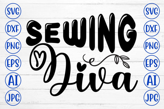 Sewing Diva SVG Cut File SVG Syaman 