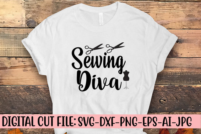 Sewing Diva SVG Cut File SVG Syaman 
