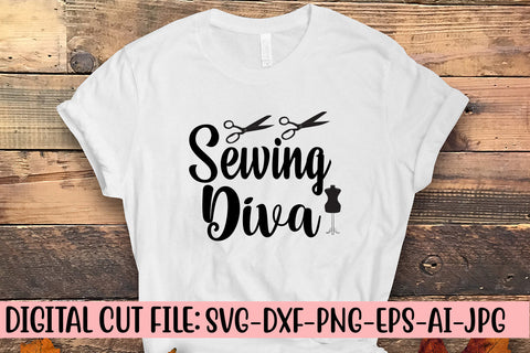 Sewing Diva SVG Cut File SVG Syaman 