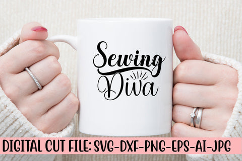 Sewing Diva SVG Cut File SVG Syaman 