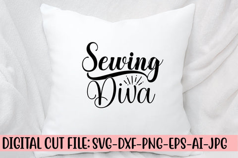 Sewing Diva SVG Cut File SVG Syaman 
