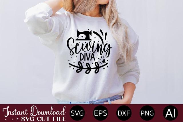 Sewing Diva svg SVG designmaster24 