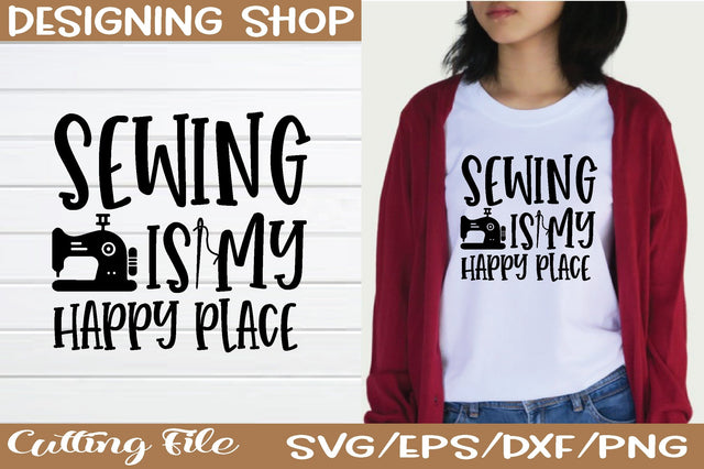 sewing is my happy place svg SVG sk.swapon Roy 