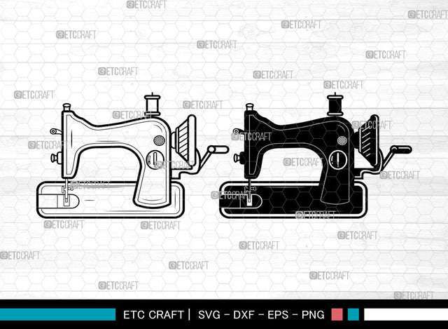 Sewing Machine SVG, Sewing Svg, Seamstress Svg, Tailor Svg, Thread Svg, Thread Cutter Svg, Sewing Machine Svg SVG ETC Craft 
