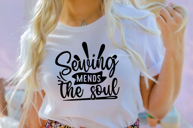 Sewing Mends The Soul SVG SVGista 