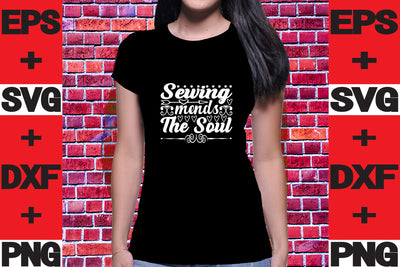 Sewing mends the soul SVG svgteam 