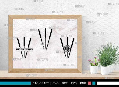 Sewing Needle Monogram, Sewing Needle Silhouette, Sewing Needle SVG, Needle Svg, Needle Thread Svg, Sewing Svg, SB00213 SVG ETC Craft 