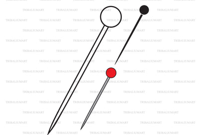 Sewing pin SVG TribaliumArtSF 