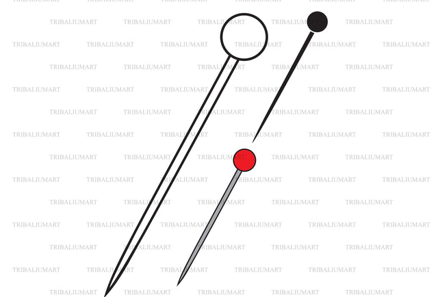 Sewing pin SVG TribaliumArtSF 