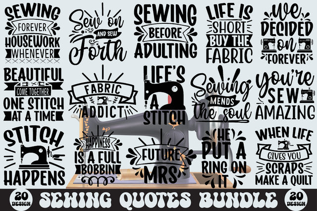Sewing Quotes Bundle SVG SVGista 