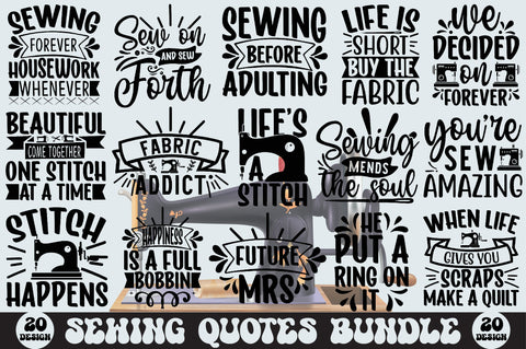 Sewing Quotes Bundle SVG SVGista 