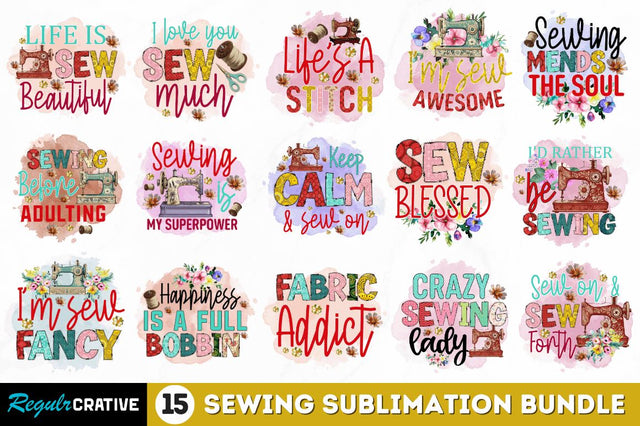Sewing Sublimation Bundle Sublimation Regulrcrative 