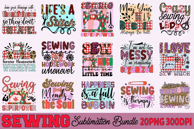 Sewing Sublimation Bundle Sublimation SVGArt 