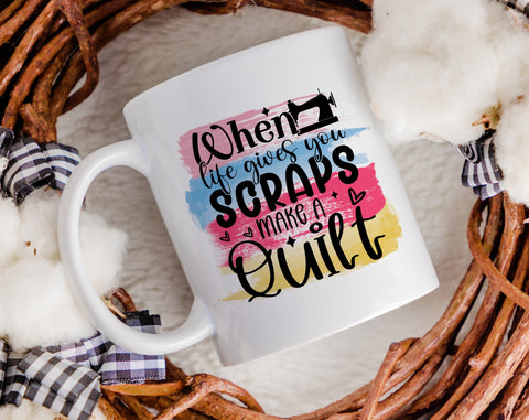 Sewing Sublimation Designs Bundle, 6 Sewing Quotes PNG Files, Sewing Is My Superpower PNG, When Life Gives You Scraps Make A Quilt PNG, I'd Rather Be Sewing PNG Sublimation HappyDesignStudio 