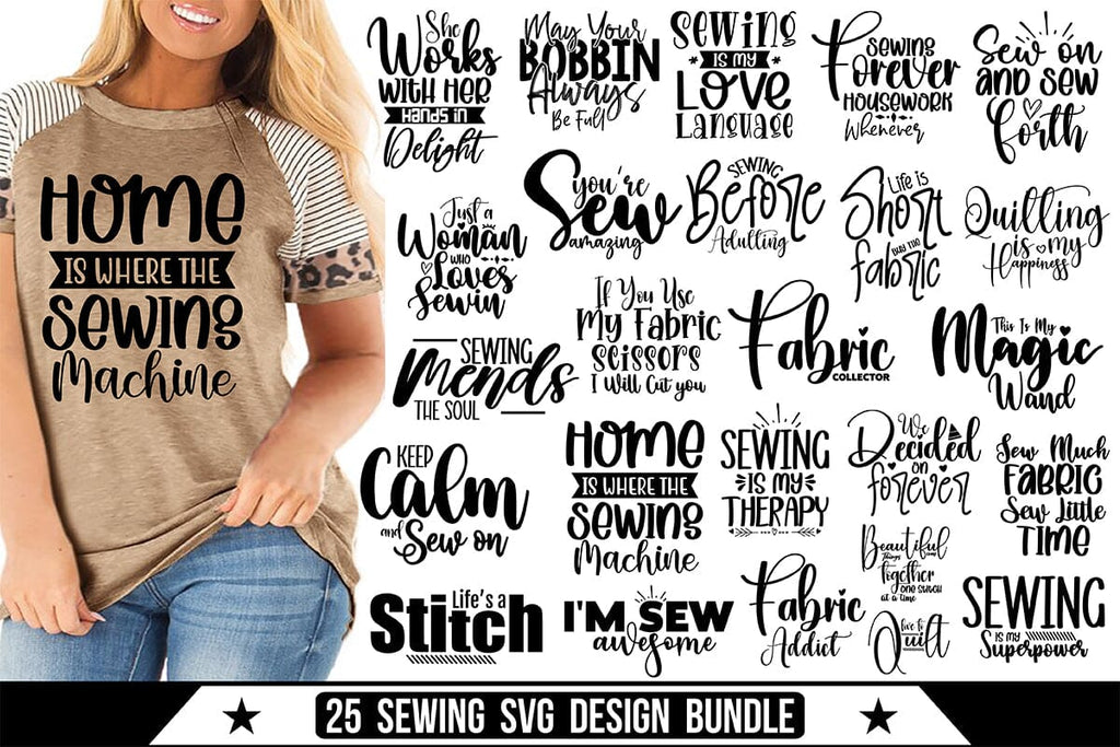 Sewing SVG Bundle, Sewing Svg - So Fontsy