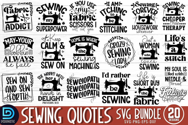 Sewing SVG Bundle SVG DESIGNISTIC 