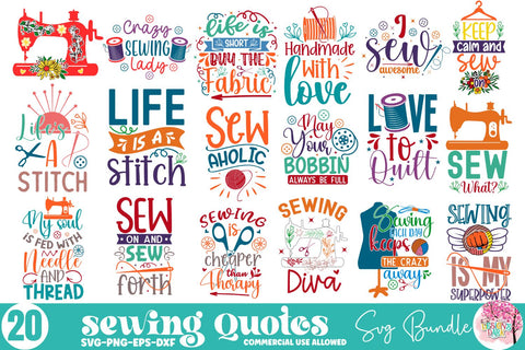 Sewing SVG Bundle SVG DESIGNS DARK 