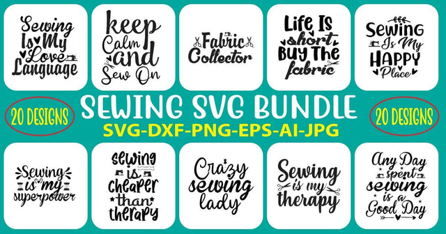 Sewing SVG Bundle SVG Syaman 