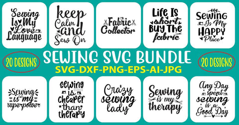 Sewing SVG Bundle SVG Syaman 