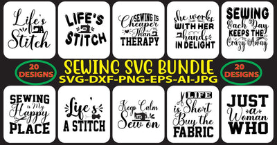 Sewing SVG Bundle SVG Syaman 