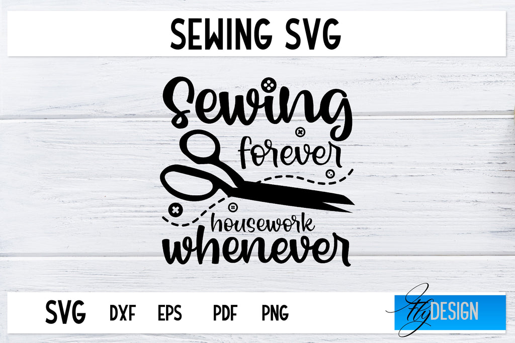 Sewing SVG | Sewing Quotes SVG | Love Sewing SVG - So Fontsy
