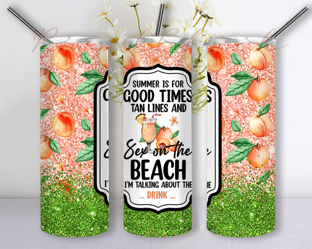 Sex On The Beach I'm Talking About The Drink Png, 20oz Skinny Tumbler Sublimation, Summer Beach Tumbler png, Summer sublimation design Sublimation PixelChick 
