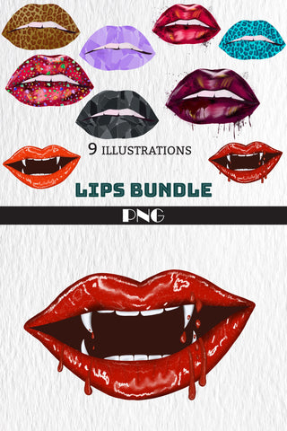 Sexy Lips bundle Sublimation Natasha Prando 