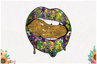 Sexy Lips Mardi Gras Sublimation Sublimation Jagonath Roy 