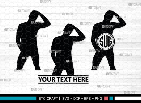 Sexy Man Monogram, Sexy Man Silhouette, Sexy Man SVG, Male Strippers Svg, Hot Men Svg, Male Model Svg, SB00403 SVG ETC Craft 